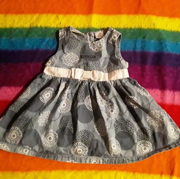 Calvin Klein Baby Girl 6-9 Months Casu/Form Dress - Picture 5 of 14